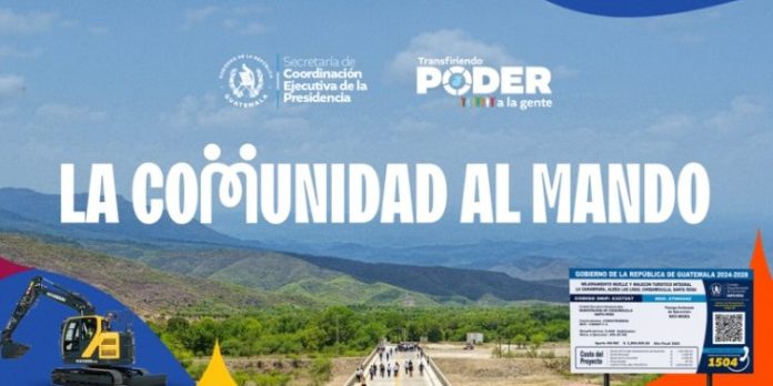 Autoridades de la SCEP presentando oficialmente la campaña comunicacional 'La comunidad al mando' ante medios de comunicación y representantes del Siscode.